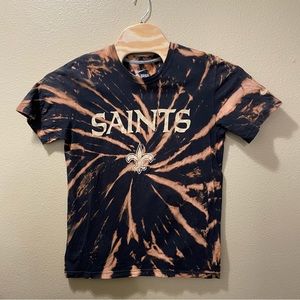 Men’s Medium NFL New Orleans Saints Nike Bleached Tie Dye Shirt